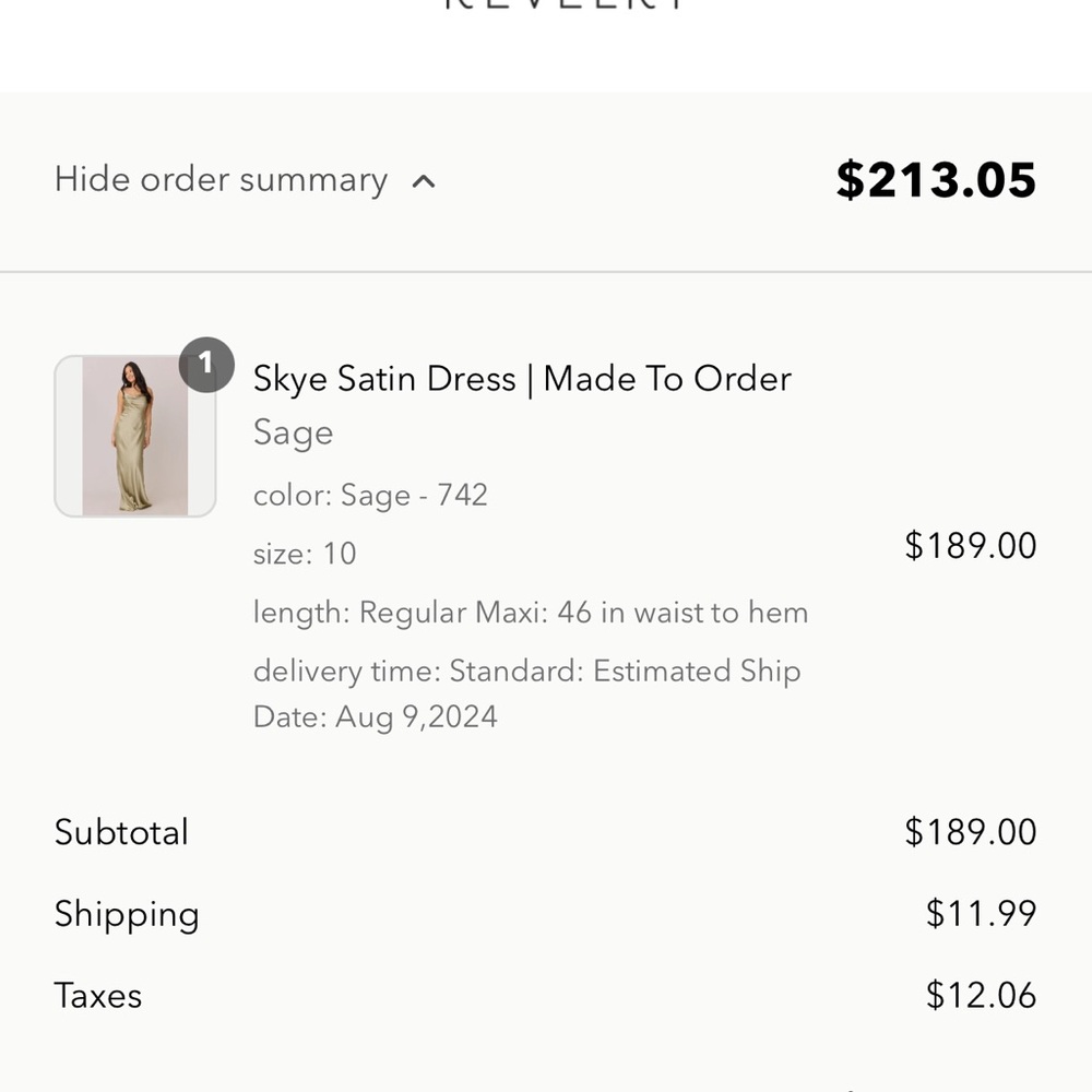 Revelry Green Maxi Gown for Weddings